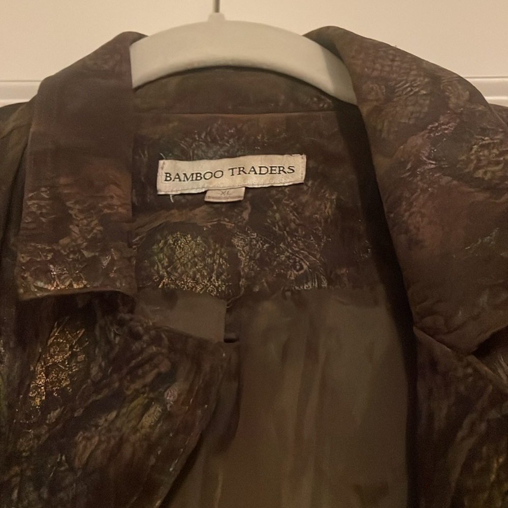 Multi Colored Reptile Print Blazer - image 3